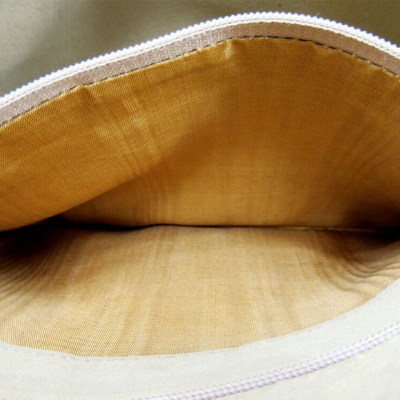 Authentic GUCCI clutch bag GG pattern beige canvas leather - Picture 6 of 7